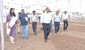 रजत जयंती वर्ष: 02 से 04 नवंबर तक होगा तीन दिवसीय राज्योत्सव का आयोजन,कलेक्टर ने किया कार्यक्रम स्थल का निरीक्षण