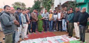 नेक पहल-राजपूत युवा मोर्चा ने जरुरतमंद को 42507 रुपए की आर्थिक मदद की