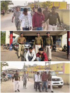 ऑपरेशन मजनू के तहत मनचले युवकों पर थाना लालपुर पुलिस की शख्त कार्यवाही, पुलिस ने निकाला मजनुओं का जुलुस