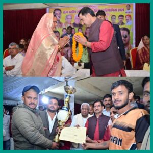 केंद्रीय आवासन एवं शहरी कार्य राज्य मंत्री तोखन साहू ने बिलासपुर में जनदर्शन किया, मुंगेली में अखंड नवधा रामायण एवं पथरिया में राज्य स्तरीय ग्रामीण क्रिकेट प्रतियोगिता में हुए शामिल