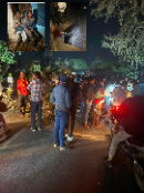 भीषड़ हादसा: बाईक से टकराया ग्रामीण, बगल से गुजर रही हाईवा के चपेट में आकर युवक की दर्दनाक मौत..