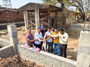 सार्वजनिक शौचालय वार्ड क्र.4 बाजार मोहल्ले के लिए भूमि पूजन