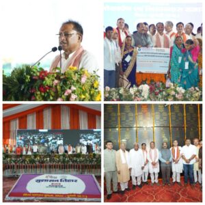 मुख्यमंत्री ने मुंगेली के विकास के लिये 353 करोड़ 58 लाख रुपये से अधिक के विकास कार्यों की सौगात देते हुए 414 कार्यों का किया लोकार्पण एवं शिलान्यास