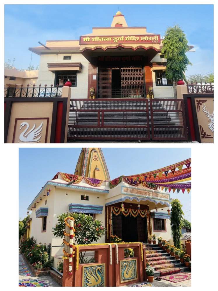 मां शीतला मंदिर लोरमी में माता जी का तीन दिवसीय प्राण प्रतिष्ठा एवं मूर्ति स्थापना कार्यक्रम 15 से 17 जून तक