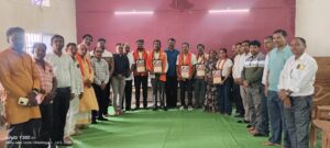 साहू समाज लोरमी ने दिया सामाजिक समरसता का संदेश, नगर पालिका के सभी एल्डरमैनों का किया सम्मान