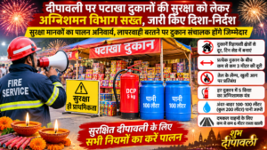 दीपावली पर पटाखा दुकानों की सुरक्षा को लेकर अग्निशमन विभाग सख्त, जारी किए दिशा-निर्देश